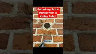Battle damage still visible today in Gettysburg: Part 2 #history #civilwar