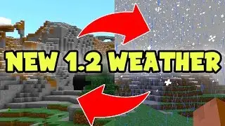 NEW Minecraft Pocket Edition 1.2 Update - WEATHER TEMPERATURE CHANGES! // MCPE 1.2 UPDATE