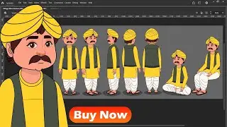 No Copyright Cartoon Character For YouTube Video | Jeeva Edu | Animation | @LearnAnimationHindi