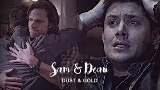 sam & dean || dust & gold. [w/ kate]