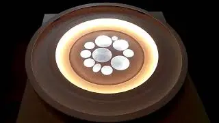 Globalled - 3 Fonksiyonlu LED Avize / Taş Modelli