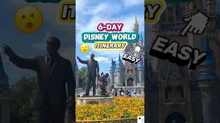 EASY 6-Day Disney World Itinerary! 😮🏰 (Disney Planning Tips & Strategy)