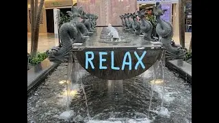 RELAX WITH CALMING WATER FOUNTAIN SOUNDS | FRANKLIN PARK MALL IN TOLEDO OHIO