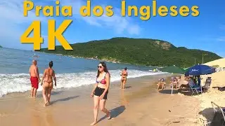 4K - BRASIL - FLORIANÓPOLIS - SANTA CATARINA - PRAIAS DO SUL - TURISMO -EXCURSIÓN -  BEACH WALK TOUR