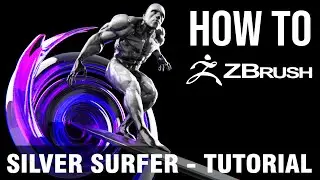 HOW TO - ZBRUSH - TIMELAPSE NARRADO - SILVER SURFER