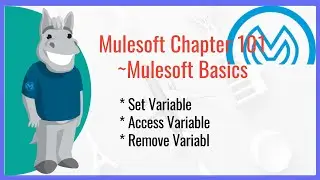 Mulesoft Chapter 1 (Basics) | 07 - Set Variables, Remove Variables & Access Variables