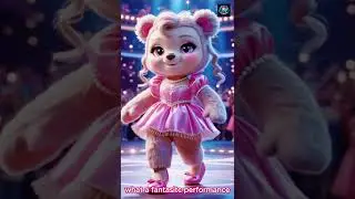 Girl performance with teddy bear  #viralvideo #dance #funny #shorts