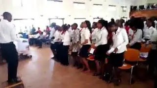 Kenya coast national polytechnic and TUM catholic choir during the annual IUC mass at KCNP