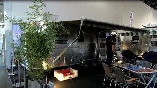 AIRSTREAM INTERNATIONAL 684 2.5 US LUXURY CARAVAN TRAVEL TRAILER CAMPER WALKAROUND AND INTERIOR