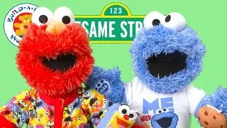 Elmo & Cookie Monster from Build-A-Bear Workshop