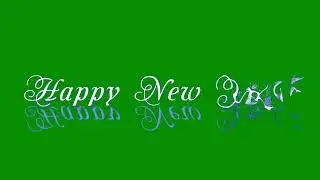 Green Screen Happy New Year! After Effects Animated Chrome Key Footage 3 pack Футаж