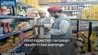 Food inspection campaign results in two warnings