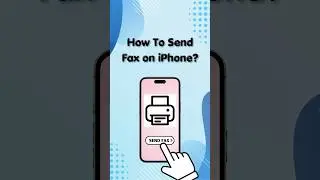 How To Send Fax on iPhone? #fax