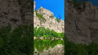 Белые скалы на р.Белая-идеальная локация для неспешного дневного сплава #sup #suptouring  #сап