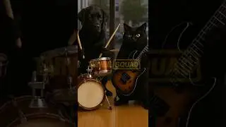 Black Fur Symphony &ndash; Metal Fury #BlackFurSymphony #MetalAnimals #ai #GothicMetal #EpicPerformance