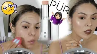 WORTH THE BUY OR NAW?!?|| NEW!! PUR 4 IN 1 FOUNDATION STICK