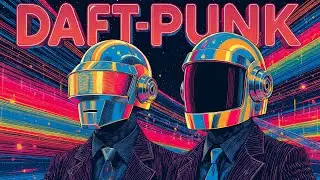 🎛️ Daft Punk Inspired Mix | Focus Music & Creative Energy ⚡