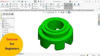 Solidworks exercise for beginners | Solidworks tutorial | Solidworks #solidworksforbeginners