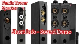 Fenda F&D Tower Speakers || T35X, T60X, T70X, T60x Pro || Review & Sound demo (@redonwebtv7300 )