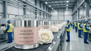 Inside the Massive Anti Aging Cream Factory From Flower Petals to Luxury Jars (FULL PROCESS)