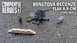 Německ&yacute; protiletadlov&yacute; Flak 8,8 cm - Minutov&aacute; recenze (COBI 3047)