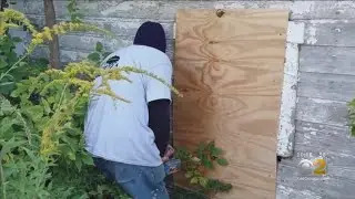 Volunteers Told Boarding Up Abandoned Harvey Homes Is Illegal