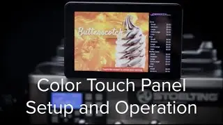 Flavor Burst&reg; Touch Screen Operation - Maintenance Menu