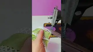 Joint lace sleeve design cutting and stitching #shortsfeed#explore