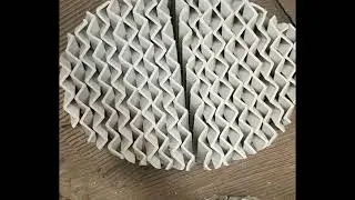 Ceramic Structured packing in chemical industry