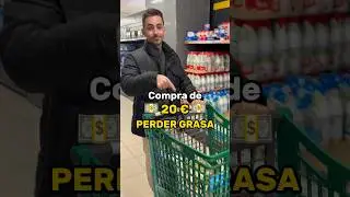 [PERDER GRASA🔥] Compra de 20&euro; en MERCADONA #perderpeso #comidasaludable #supermercado