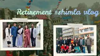 Retirement Function #minivlog #ytshorts #adayinmylife #foryou #fatherinlawretirement #himachalfamily