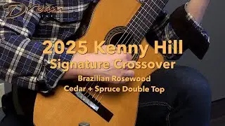 Dream Guitars - 2025 Kenny Hill Signature Crossover, бразильский палисандр и кедр + ель, двойная ...
