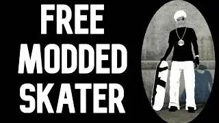 FREE Black and White Modded Import Skater in Skate 3