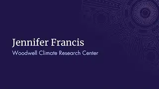 Large Scale Arctic Atmospheric Patterns | Jennifer Francis