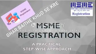 MSME registration - A initiative by Govt. of India to support Medium and small enterprises.