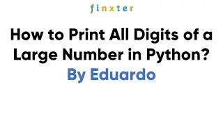 How to Print All Digits of a Large Number in Python?