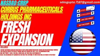 FRESH EXPANSION : CRBP STOCK ANALYSIS | CORBUS PHARMACEUTICALS HOLDINGS INC STOCK