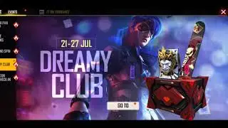 Dream Club Event 21 July to 27 July in 500 to 600 diamonds Free Fire Champs