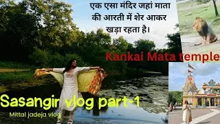 SASANGIR KANKAI TEMPLE || एक एसा मंदिर जहां माता की आरती में शेर आकर खड़ा रहता है।#sasangir PART -1.