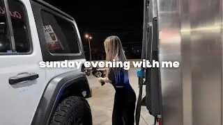 sunday evening with me | matcha, errands, dog care, food hehe