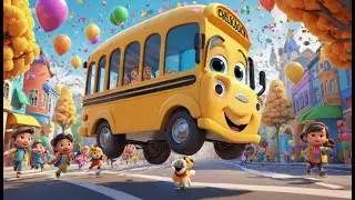 Zoom Zoom Goes the Busy Bus 🚌 | Fun Kids Song | Playful Nursery Rhyme