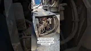 Volvo truck upgrade. Need to swap diesel APU to an electric APU #truckdriver #shorts