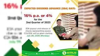 Back to Back DIVIDENDS From AFPSLAI and PSSLAI ngayung July 2025