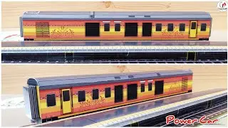 INDIAN TRAINS MODELS ||DIY Paper Train ||How To Make Train With Paper | Uday Express Coach LHB