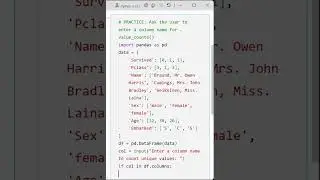 06 Practice: Using value_counts to Explore Unique Values in Pandas