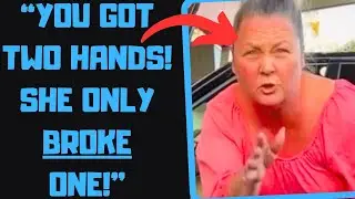 r/EntitledPeople - Psycho Karen Lets Her Daughter ATTACK MINE! She 