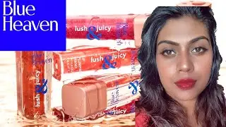 தமிழில் Super Affordable BLUE HEAVEN Lip gloss review and swatches | Lip Plumping Gloss|