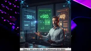 Free Advanced SEO Class 1 - AI Overviews Explained: GEO vs AEO vs SEO | Best SEO Strategy for 2026