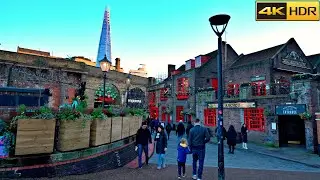 London Walk - Feb 2023 | A Joyful Sunday Walk along Southbank [4K HDR]