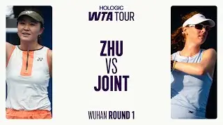 Lin Zhu vs. Maya Joint | 2025 Wuhan Round 1 | WTA Match Highlights
